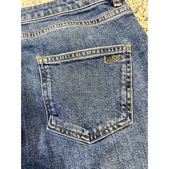 Ba&sh Colorblock Straight Leg Denim Jeans Women’s 3(L)Elevated Basic Capsule - Picture 4 of 12